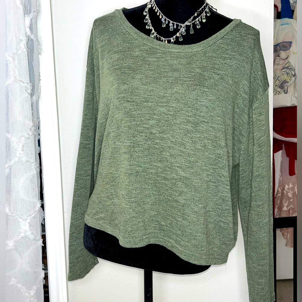 Mandee Laced Back Sweater